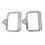 Durable 2 Pack Stainless Steel D Handles 1