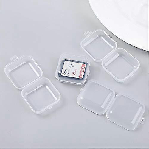 20 PCS Transparent Plastic Empty Earplugs Case Earplugs Box Storage Case 2