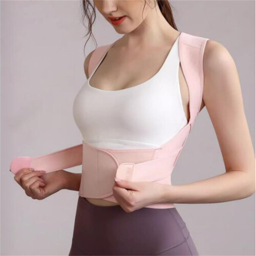 Invisible Posture Corrector for Women Adjustable Back Straightener Brace with Comfortable Shoulder Fit Large 1