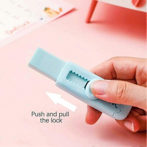 (Pink)Sliding Retractable Eraser, Soft Rubber Erasers, Push Pull Large Pencil Eraser for Students Kids, School Office Supplies 1