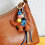 Adorable Handcrafted Wool Felt Elephant Keychain With-Coffee 5
