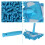 Adjustable Cleaning Mop with 180 Rotatable Head, Extendable Handle, Triangle Design for Corners (Blue) 5