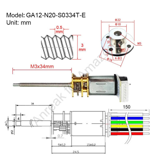 2Pcs 12V 300RPM N20 Encoder Gear Motor Dual Pack, Precise Motion Control for Robotics Projects 1