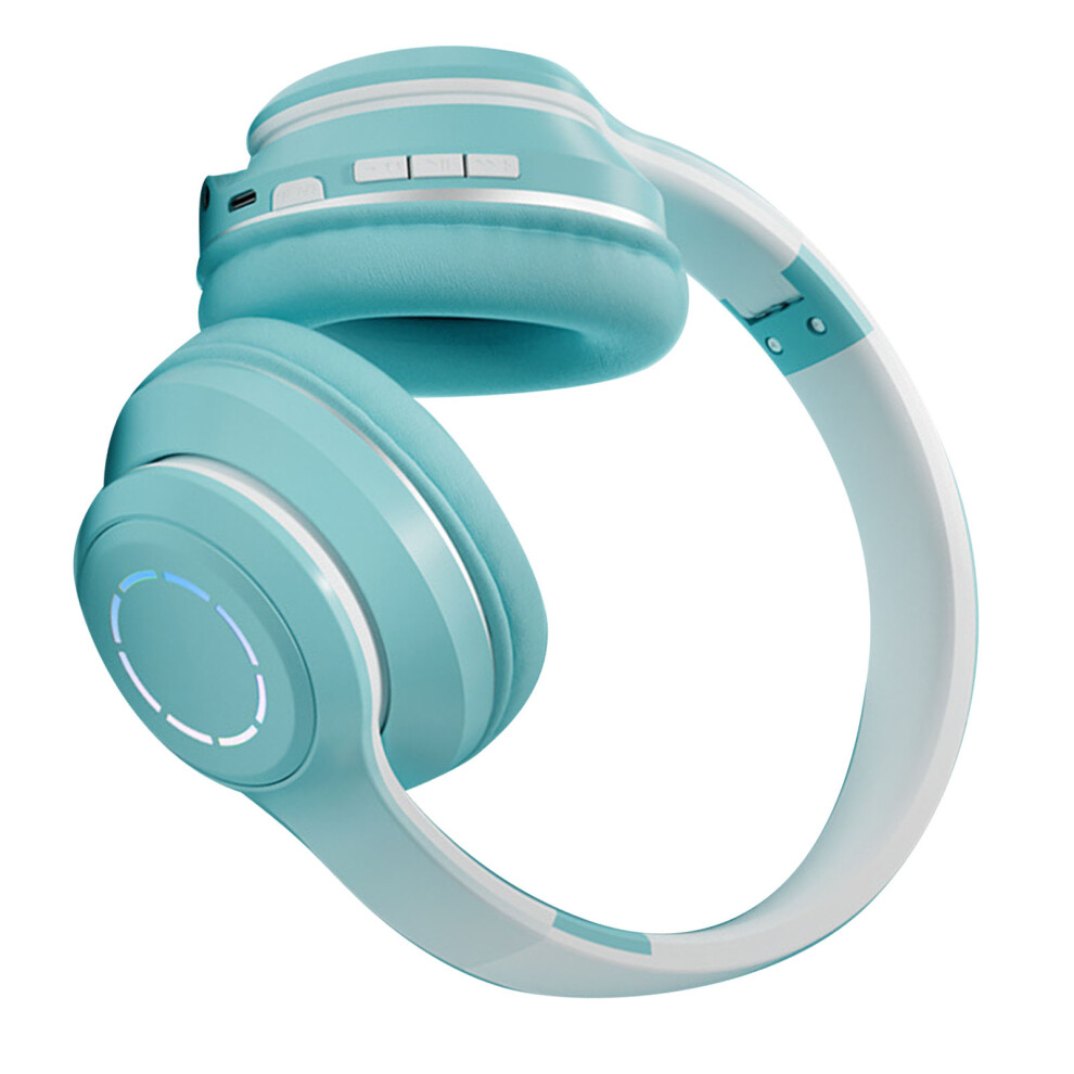 Bt5.2 Wireless Headset Gradient Rgb Lights Green 3771393638060