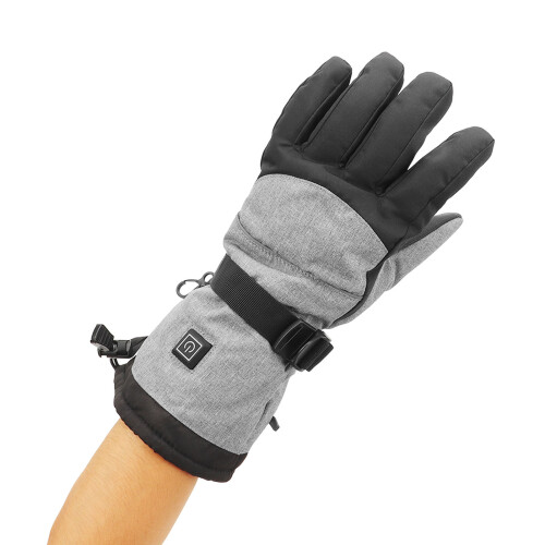 Heated Gloves AA x3 Battery, Gray, 34cm/13.4in 2