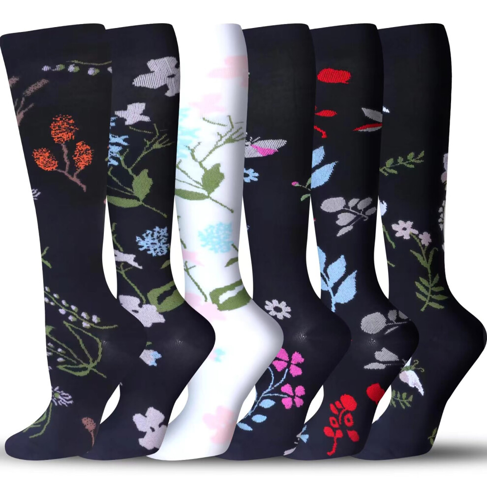 Graduated Compression Socks 15â20 mmHg for Women and Men, Breathable Support for Circulation, Travel and Nursing