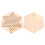 Chinese Checkers Board Set Solid Wood 6-Color Pegs 5