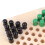 Chinese Checkers Board Set Solid Wood 6-Color Pegs 6