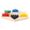 Chinese Checkers Board Set Solid Wood 6-Color Pegs 15