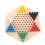 Chinese Checkers Board Set Solid Wood 6-Color Pegs 16