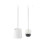 Toilet Brush Set White Soft Bristle Long Handle Wall Mounted Holder Space Saving Design 1