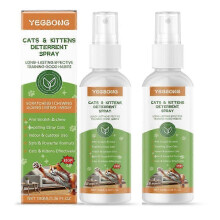 2pcs Cat Deterrent Spray, Anti-Scratch for Furniture Sofas Curtains Plants Non-Alcohol Behavior Training Aid
