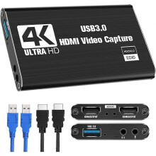 Video Capture Card, Switch Capture Card for Switch, 4K 1080P 60FPS for Streaming Video Recording fo
