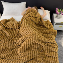 Dark Brown Ultra Soft Plush Faux Fur Throw Blanket 60x80 Warm Cozy Flannel for Sofa and Bed