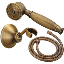 (Antique Shower Set)Shower Head,Shower Set,Antique Brass Shower Set Shower System,With Shower Holder and 1.5M Shower Hose