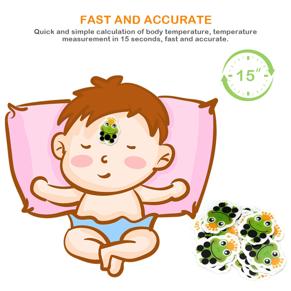 20pcs Cartoon Baby Thermometer Sticker 36-40 ABS