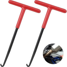Exhaust Spring Hook Brake Spring Hook Spring Hook Puller Tool Vehicle Springs Removal and Installation T Handle Spring Hook for Motorcycle Carred, bla