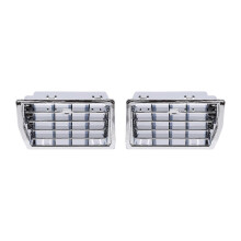 1Pair Show Chrome Lower Fairing Fresh Air Vents Cover for Honda Goldwing GL1500 1988-2000 Motorcycle Street Bike 52-552