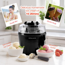 Ice Cream Maker Machine Gelato | Sorbet | Frozen Yoghurt 1.5 Litre Andrew James