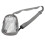 Transparent Shoulder Bag Grey 12.7x6.3x17.8cm LCap 2