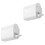 Toothpaste Squeezer Set Wall Mounted Dispenser White Space Saving Holder Easy Install Even Dispensing 1