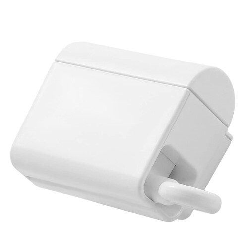 Toothpaste Squeezer Set Wall Mounted Dispenser White Space Saving Holder Easy Install Even Dispensing 1