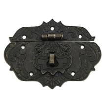Dww-2 PCS(bronze 86*64MM) AntiqueHwang Dong-rak Jewelry Box Jewelry Box Jewelry Box Tool Box Wooden Box Furniture Decoration