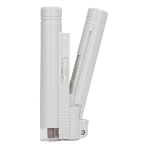 Pocket Microscope 150X Double Tube Black Scale 1