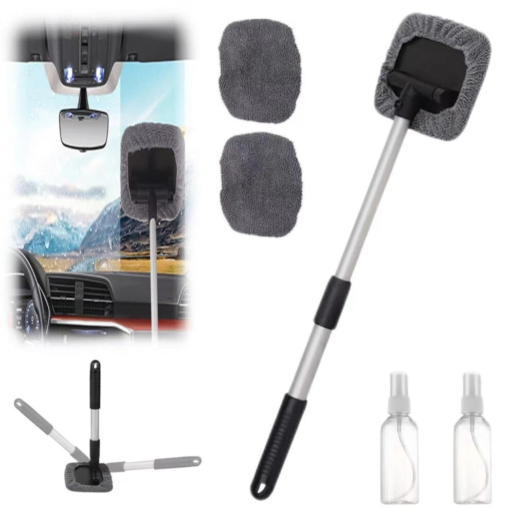 Car Windshield Cleaner With Magnetic Cleaning Tool And Reusable Microfiber Pad For Home And Auto (1Pcs) 9073542988557