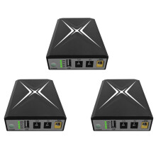 3X 5V 9V 12V Uninterruptible Power Supply UPS USB 10400MAh/18W Battery Backup for WiFi Router CCTV