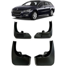 Genuine Front & Rear Splash Guards Mud Flaps Fender for 2010-2017 Peugeot 508 SW