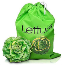 Lettuce Keeper for Refrigerator - Keep It Fresh Produce Bags Lettuce Storage Bags Food Drawstring Bag Salad Saver Fresh Fruit and Vegetable Bags - Let