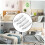 4pcs Adjustable Bed Sheet Straps HeavyDuty Elastic Clips Wrinkle Corner Holders White 2