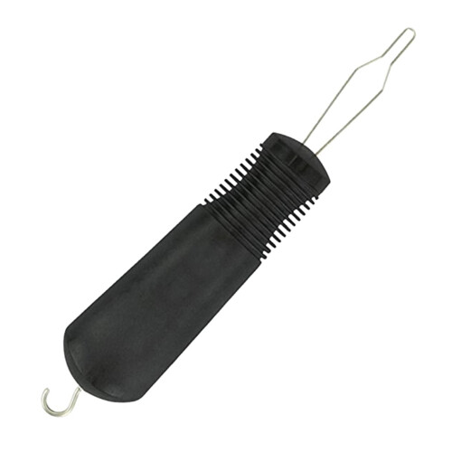 Button Hook Dressing Aid and Zipper Puller Tool for Disabled, OneHand Operation, Ergonomic Grip