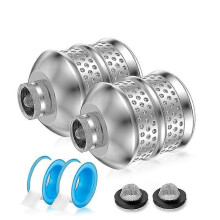 2 Pack Bubbler Sprinkler Heads, Aluminum Diffuser Flood Nozzle for Delicate Watering, Gentle Garden Metal Watering Soaker Sprinkler for Plants Garden
