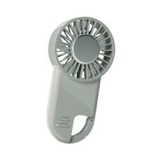 Ventilateur tenu dans la main réglable ventilateur d'air-Gris