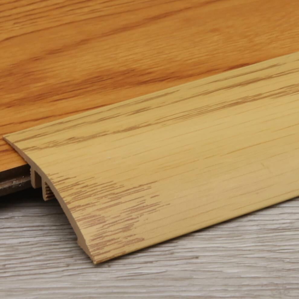 Grain Pvc Floor Transition Strip Door Threshold Ramp, Wood LowâProfile Reducer, Cuttable Flexible Length 92Â170Cm