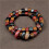 Bracelet de perles de boulier en bois naturel, accessoire-Ébène 6