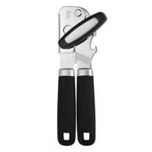 (with box) 3-in-1 Multifunctional Can Opener Manual Hand Crank Bottle Opener Handheld Can Opener with Soft Comfortable Handle for Seniors