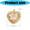 Metal Jewelry Component Heart Shape-black single pendant 4