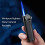Butane Torch Lighter Adjustable Jet Flame Windproof Refillable Metal Cigar Lighter for Kitchen Camping 2