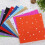 10Pcs Color Star Pattern Non-woven Sheets 30x30cm 1
