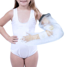 Child Full Arm Waterproof Cast Cover for Shower and Bath, Reusable Watertight Kids Arm Protector