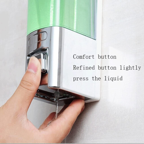 Wall Mounted Liquid Soap Dispenser 800ML Large Capacity with Visible Level and Secure Lock for Bathroom 2