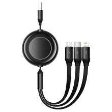 100W Retractable USB Charging Cable for , , , - USB-C Fast Charge