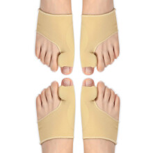 Bunion Corrector for Women and Men, Adjustable Bunion Splint with Gel Cushion and Toe Separator, 2 Pairs