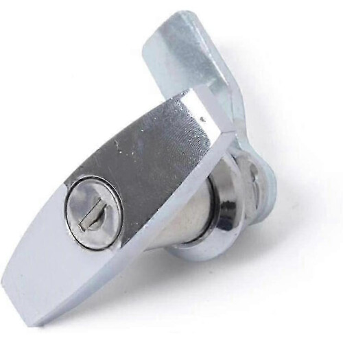 T-handle Lock with Key, Aluminum Alloy Trailer Door Latch Toolbox Lock, Rust Resistant Universal 1