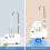 White Electric Bottle Dispenser 16.2oz 1200mAh USB 16