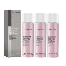 3X Body Oil with Vitamin E, After Shower Body Oil for Women, Non-Greasy & Fast-Absorbing Lightweight Moisturizer for Scars & Stretch Marks,Hydrating