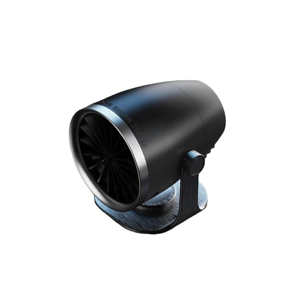 Vehicle-Mounted Heater With Adjustable Fan Speed Defogging Defrosting Heater, Color: 12V Black 6083684329609